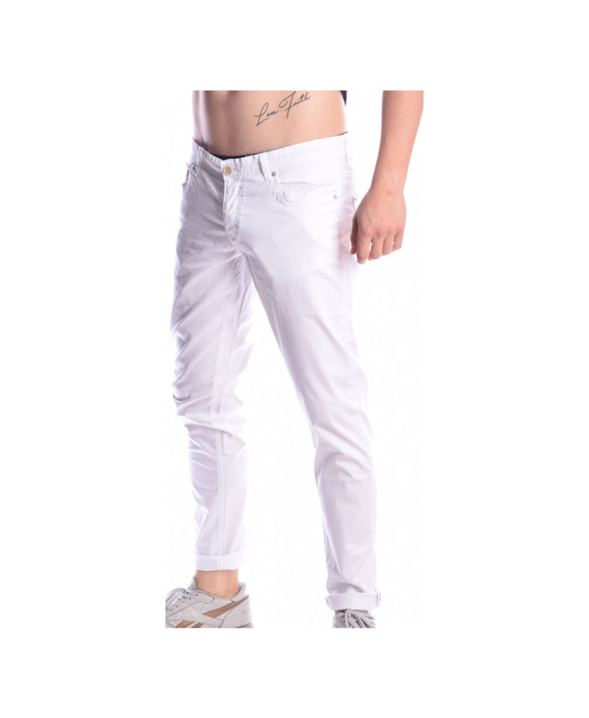 leuko white pants panteloni kalokairino italiko pentatsepo made in italy