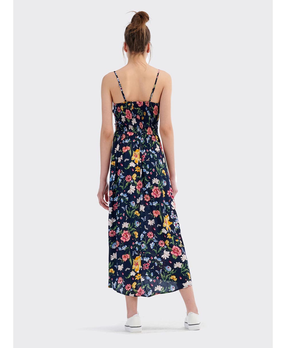 maxi floral italian dress made in italy spring summer 2020 flower power