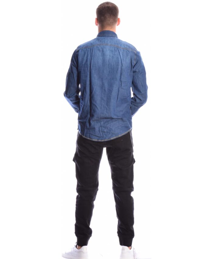 navy blue jeans shirt makrumaniko made in italy 2020 me leukh perla koumpia koumpwma jeans 2020