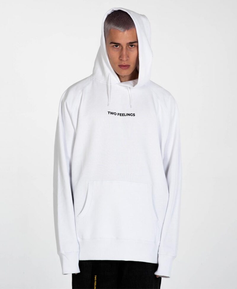 tested positive white hoodie giving no fuck