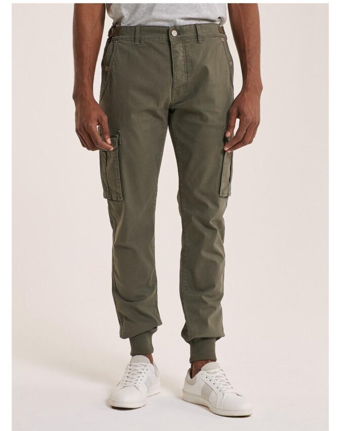 chaki olive cargo jogger baggy pants made in italy 2021